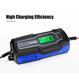 ATEM POWER 4A 6V/12V Automatic SLA AGM Car Truck Boat Motorcycle Smart Battery Charger