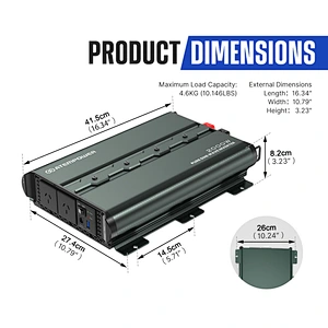 ATEM POWER 12V To 120V/230V 2000W/4000W Pure Sine Wave Power Inverter