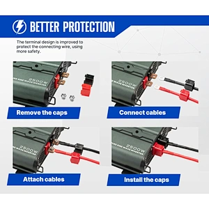 ATEM POWER 12V To 120V/230V 2500W/5000W Pure Sine Wave Power Inverter