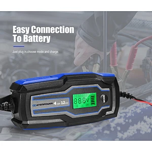 ATEM POWER 4A 6V/12V Automatic SLA AGM Car Truck Boat Motorcycle Smart Battery Charger