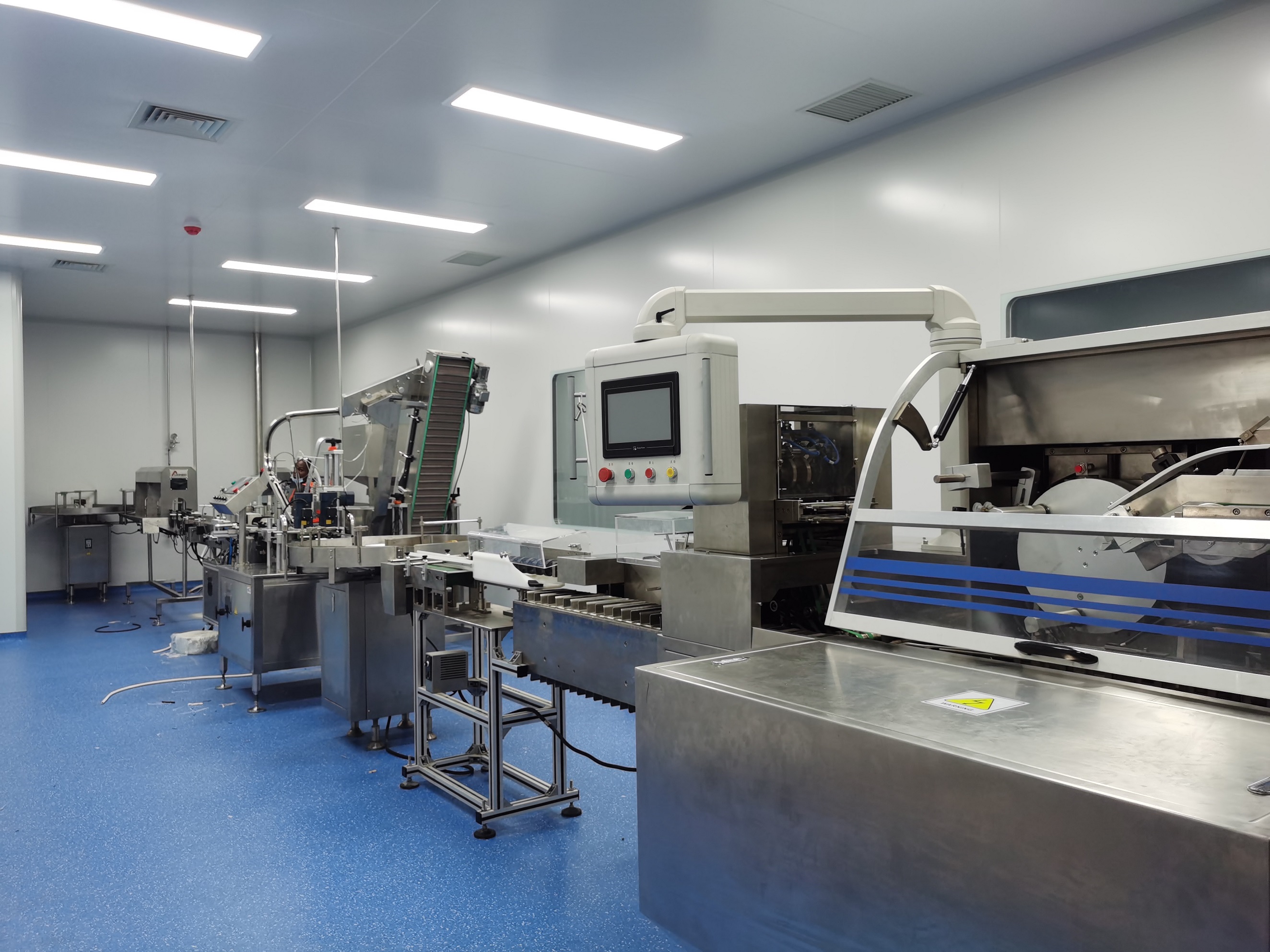 solid line and liquid line project packaging machine