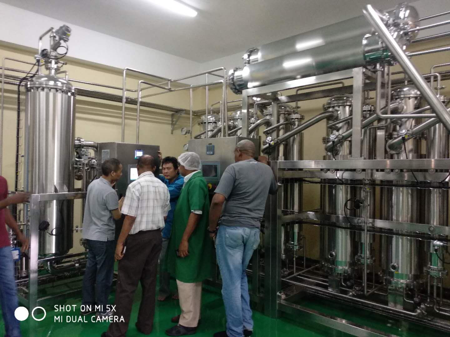 IV solution water system