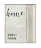 wood framed cotton paper wall art