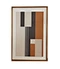 framed cotton paper wall art