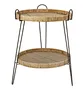 natural side table
