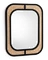 rattan wall mirror