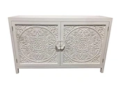 white wood cabinet