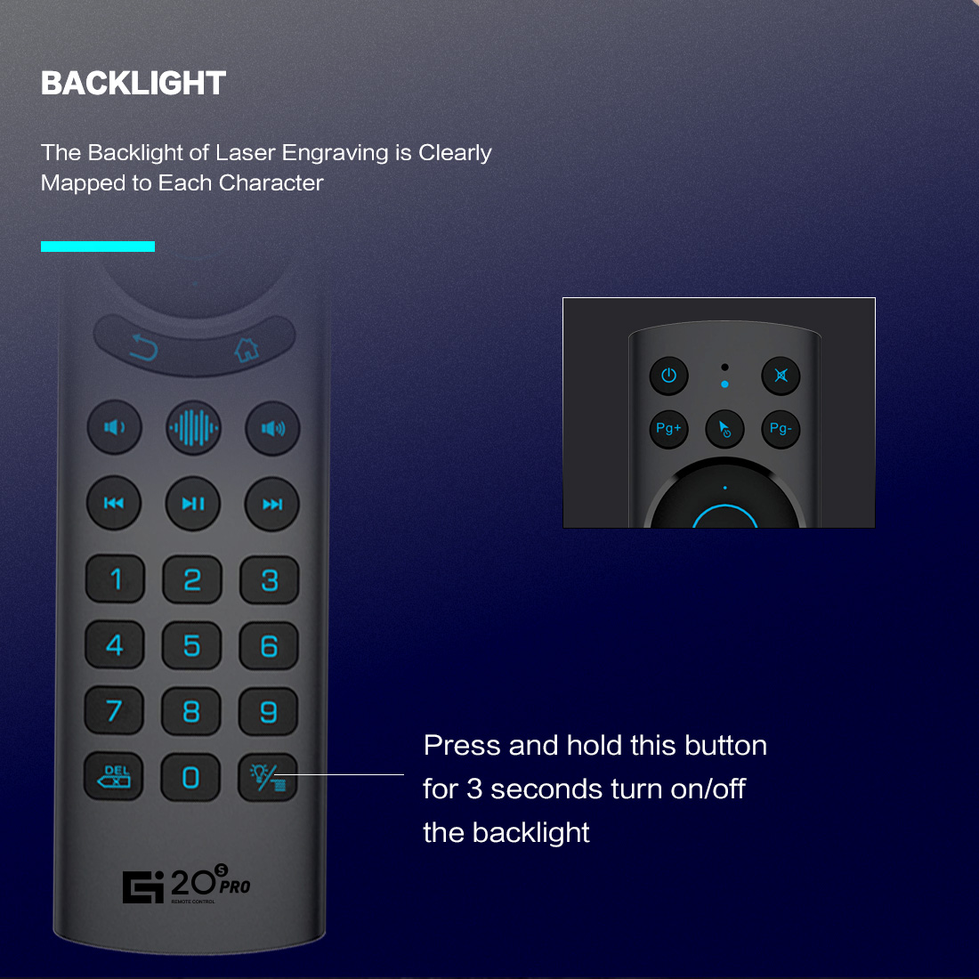 bluetooth air voice mouse for mi box