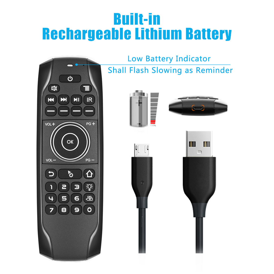 wireless keyboard mouse remote
