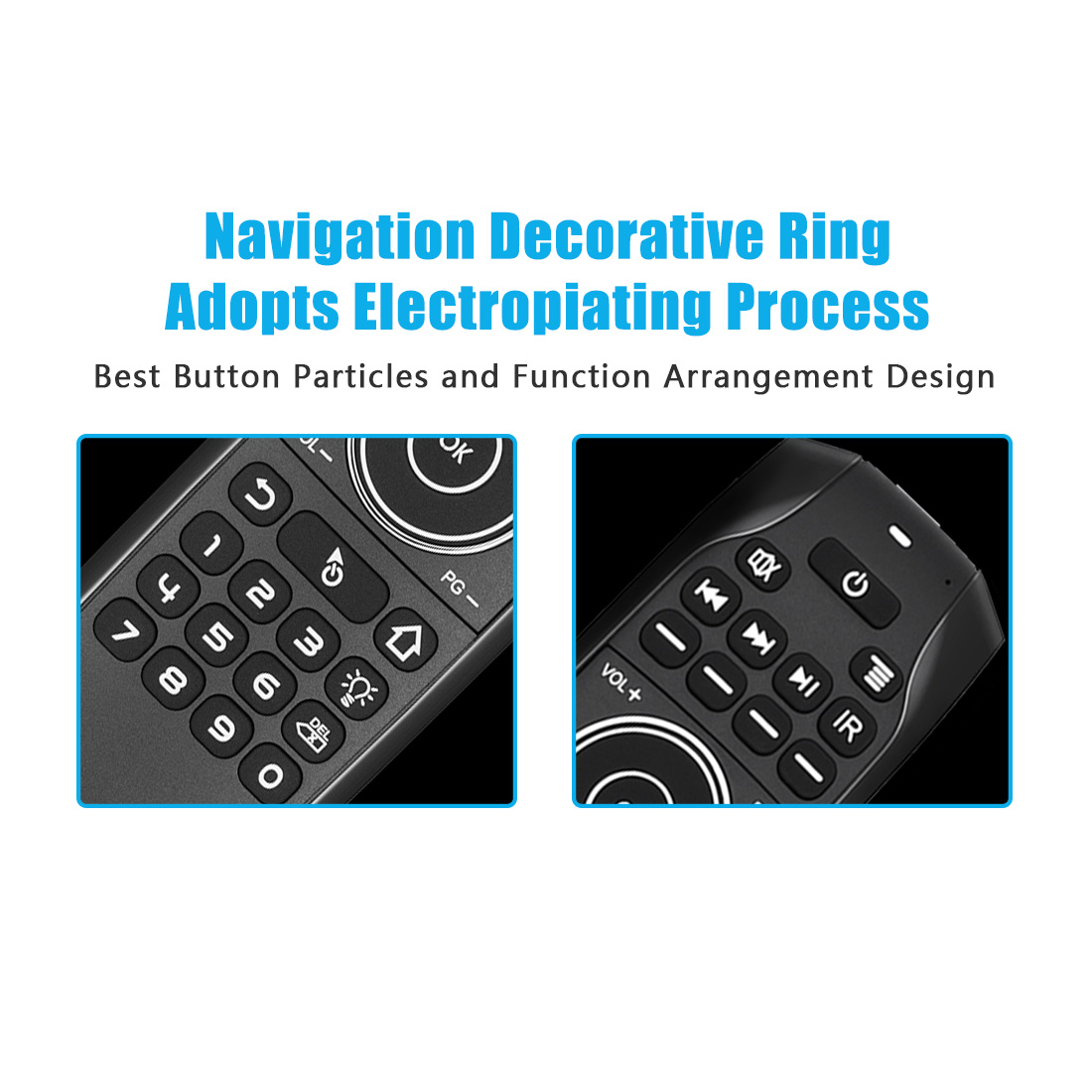 wireless keyboard mouse remote navigation