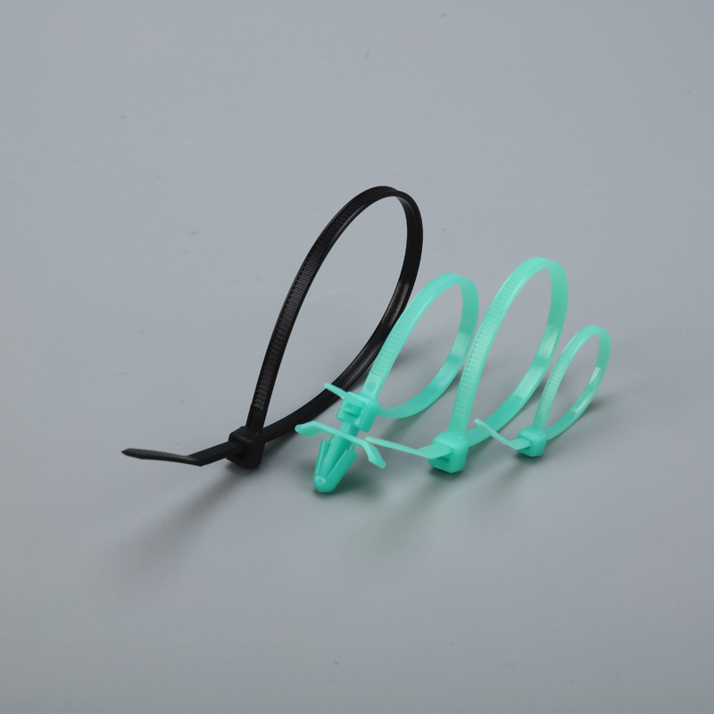 Nylon outside serrated cable ties
