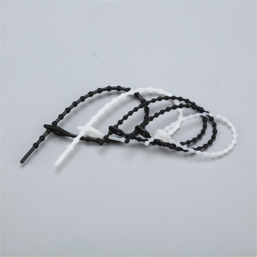 Beaded cable ties