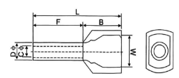 twin cord end terminal