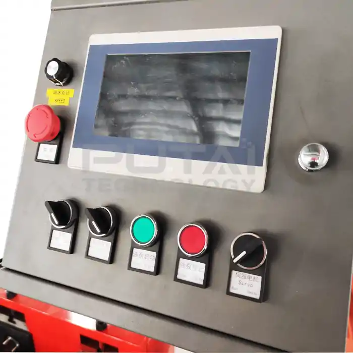 control system of steel forming machine