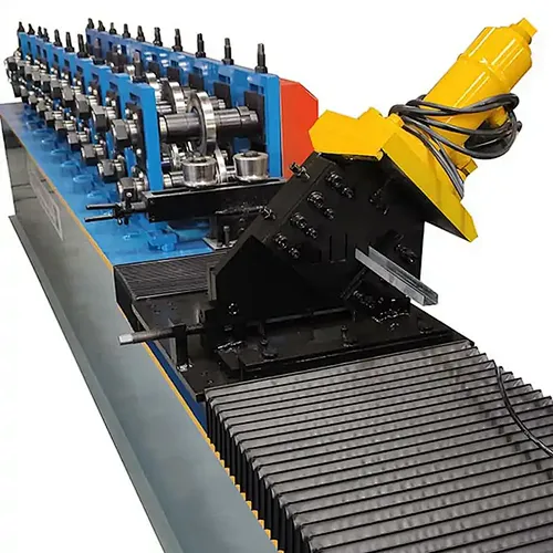 Automatic stud and track profile roll forming machine