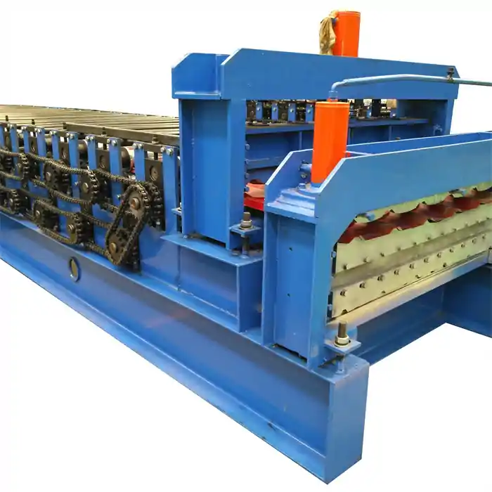 box profile roofing machine