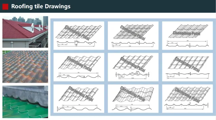 roofing tile drawing