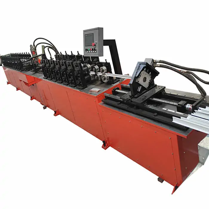 Estructura de estructura de acero para techo Máquina formadora de rollos de rejilla en T FUT