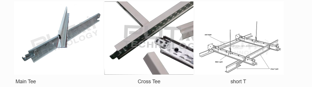 ceiling tee grid machine t grid making machine cross tee roll forming machine