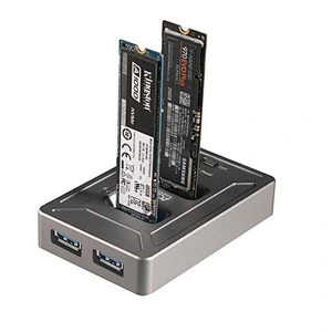 2BAY M.2 NVME SSD CLONE DOCK