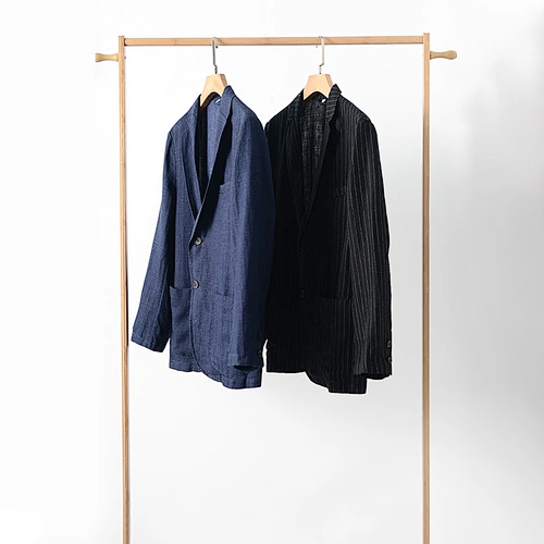 thick linen blazer