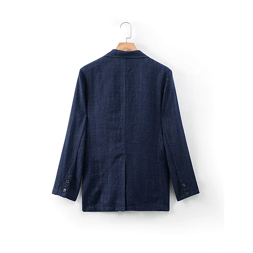 thick linen blazer