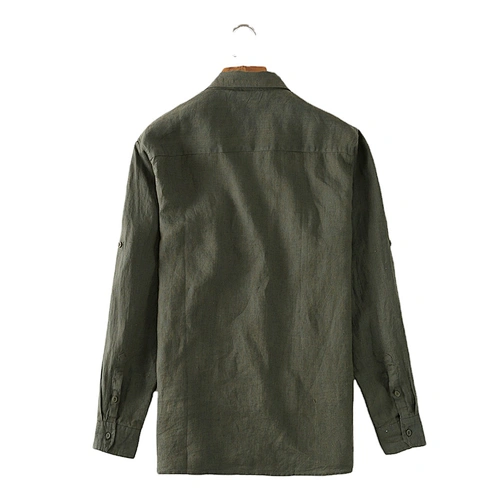 italian linen men's shirt