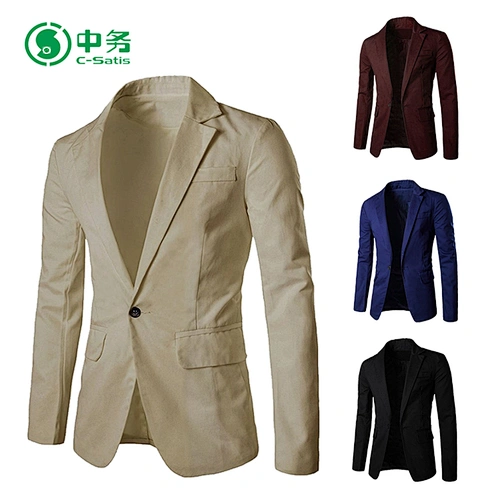 High Quality Custom Colors Thin Jacket One Button Slim Fit Men Casual Blazer