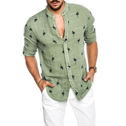mens shirts Linen Shirt