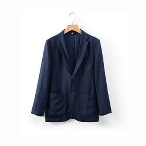 thick linen blazer
