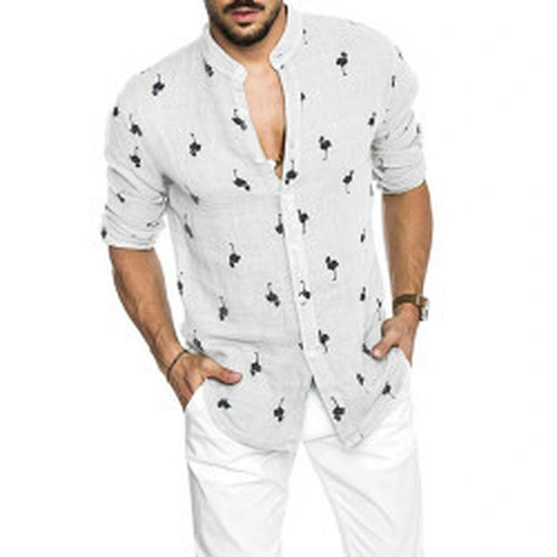 mens shirts Linen Shirt