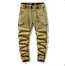 High Quality Custom Men Jogger Pants OEM 100% Cotton Slim Fit Stretch Cargo Pockets Sport Pants