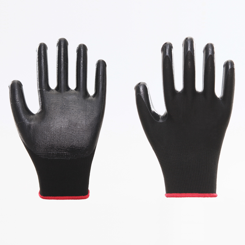 acid resistant nitrile gloves,alkali resistant nitrile gloves,anti-ripping nitrile coated gloves