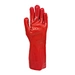 Red PVC glove,alkali resistant glove,acid resistant glove