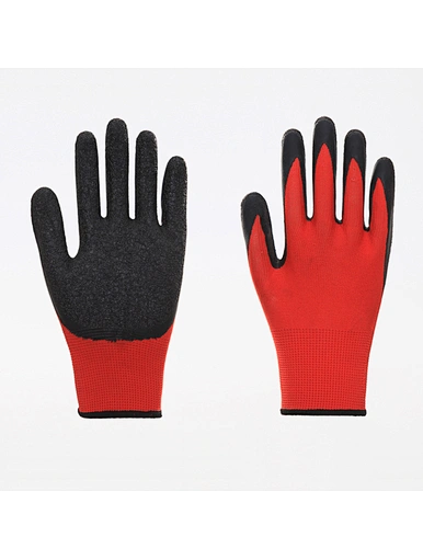 crinkle latex gloves