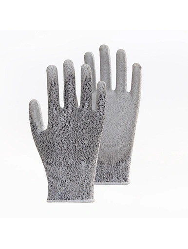 cutting PU gloves,PU coated gloves,cutting grade work gloves