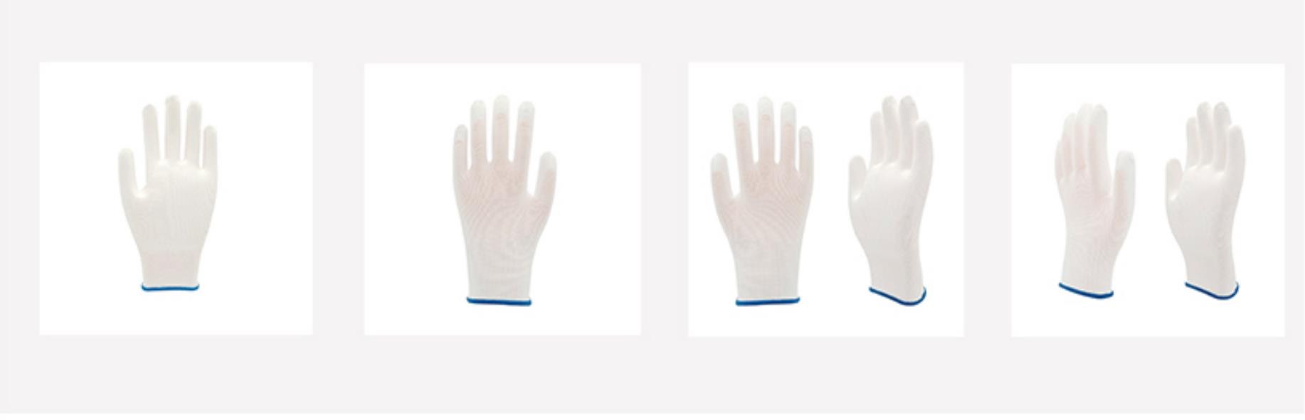 white PU glove,anti-static glove,dustproof glove