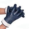 safety cuff nitrile glove,heavy nitrile glove,jercy liner nitrile glove