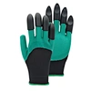 latex foam garden glove,latex garden glove,garden glove with claw