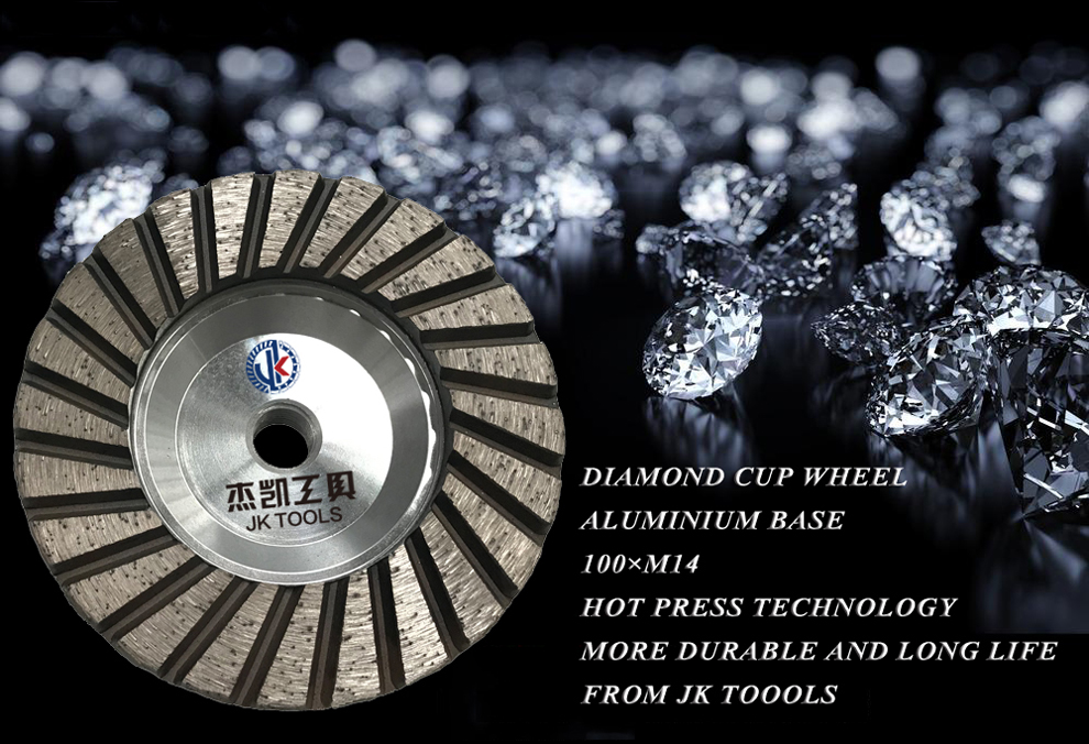 Diamond Cup Wheel with aluminium base