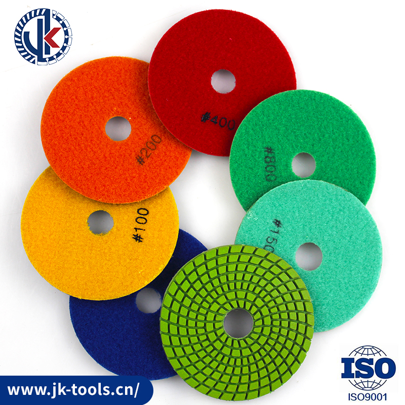 Polishing pads for stone