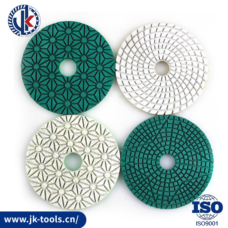 Polishing pads for stone