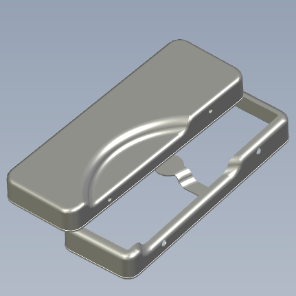 two piece drawn EMI RF shield
