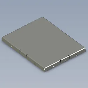 Pre-plated tin stainless steel EMI RF shield