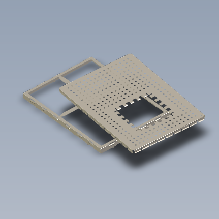 two piece BLS shield