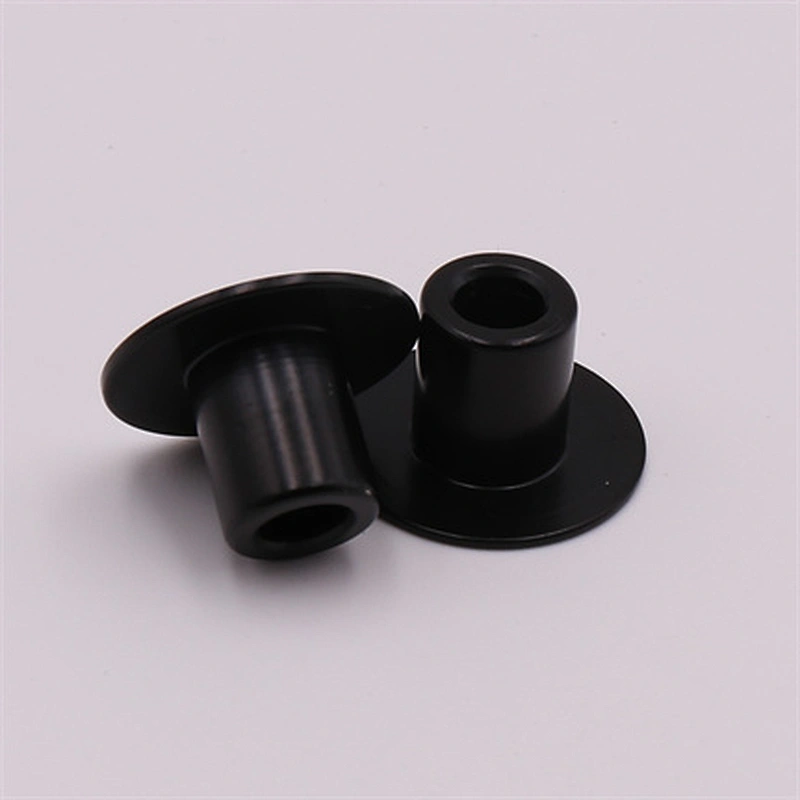 Black anodized aluminum bushing