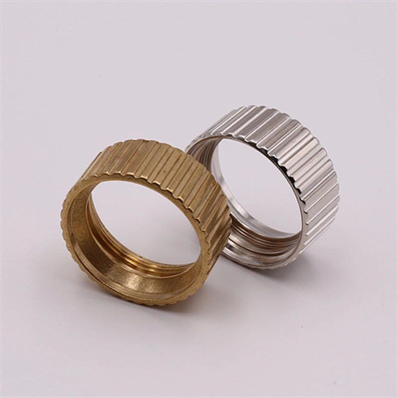 Brass bushing stock with bright nickel plating