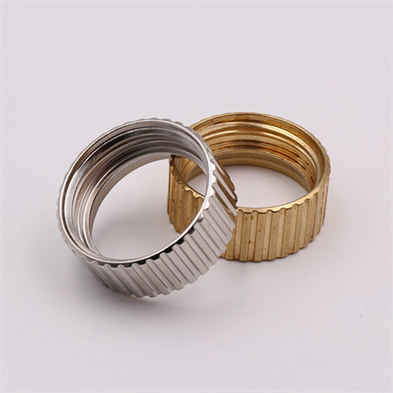 Brass bushing stock with bright nickel plating