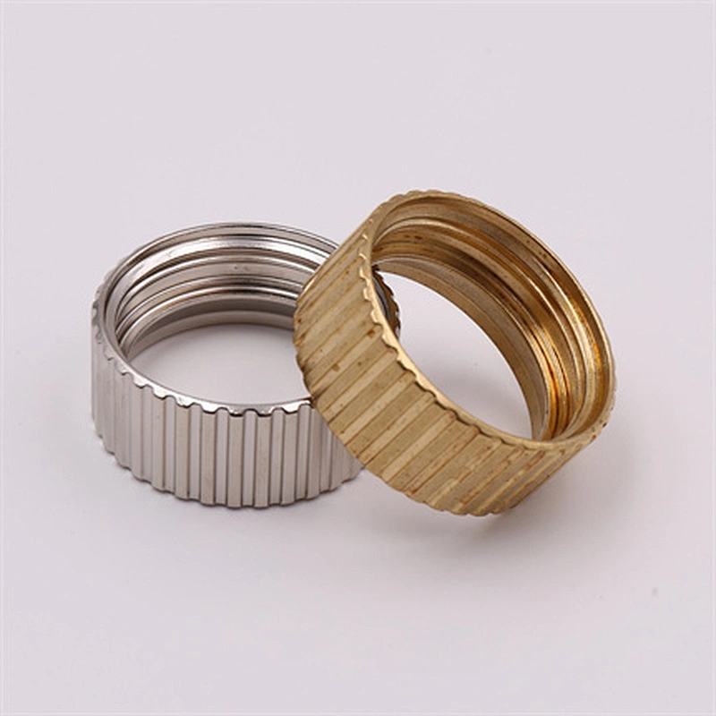 Brass bushing stock with bright nickel plating