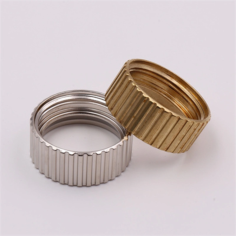 Brass bushing stock with bright nickel plating